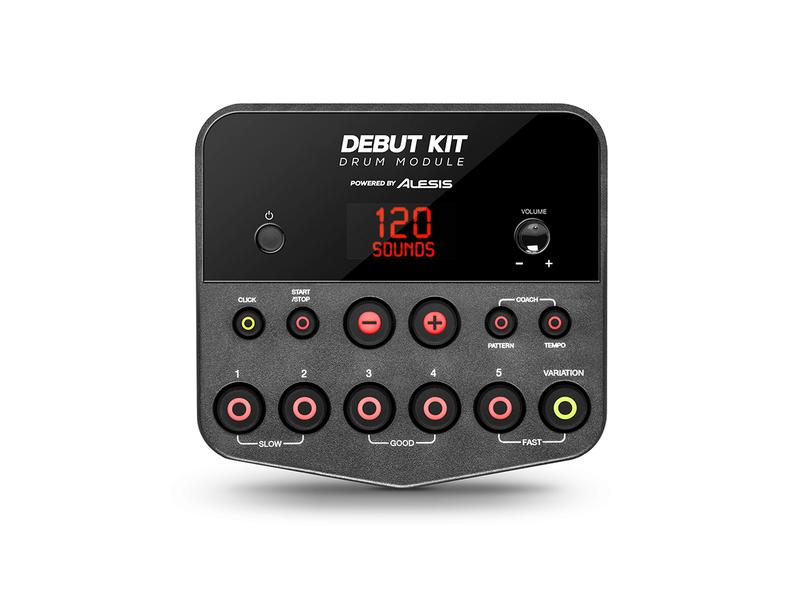 Alesis E-Drum Debut Kit Leises elektronisches Drum Kit mit allem, was es braucht!