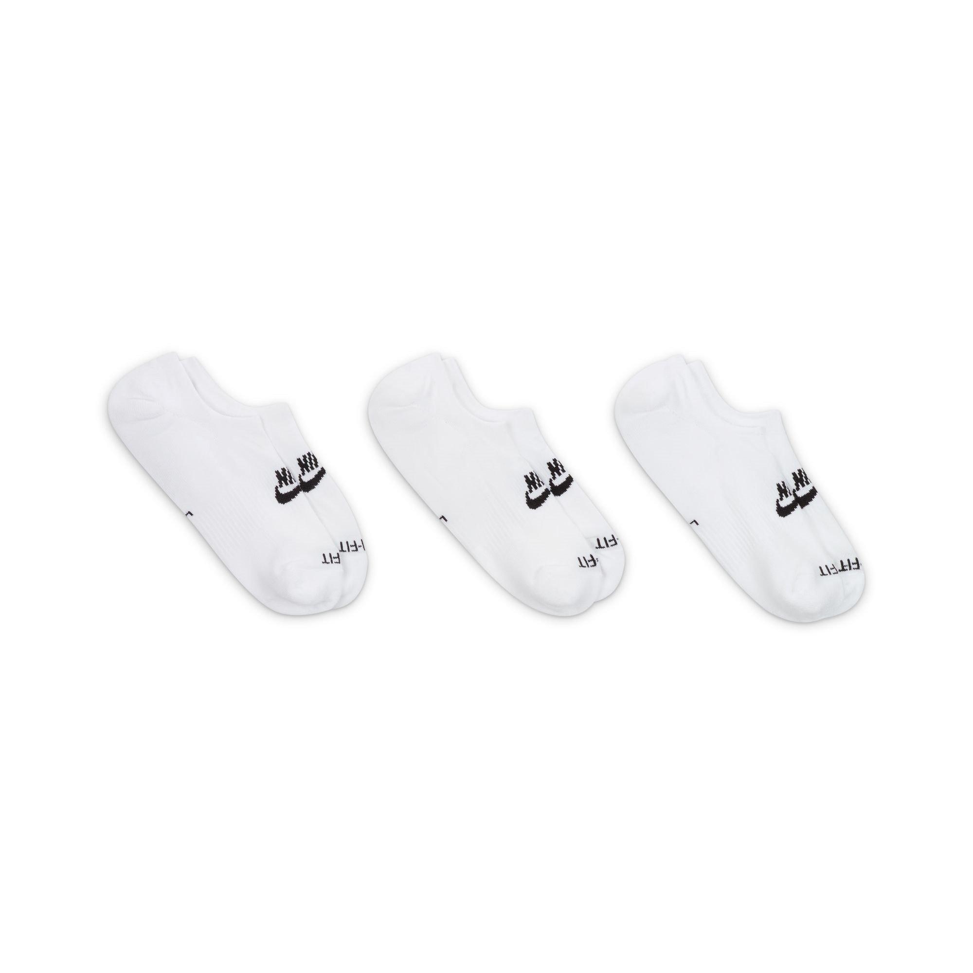 Nike Everyday Plus Cushioned Nike Footie 3pk Socks