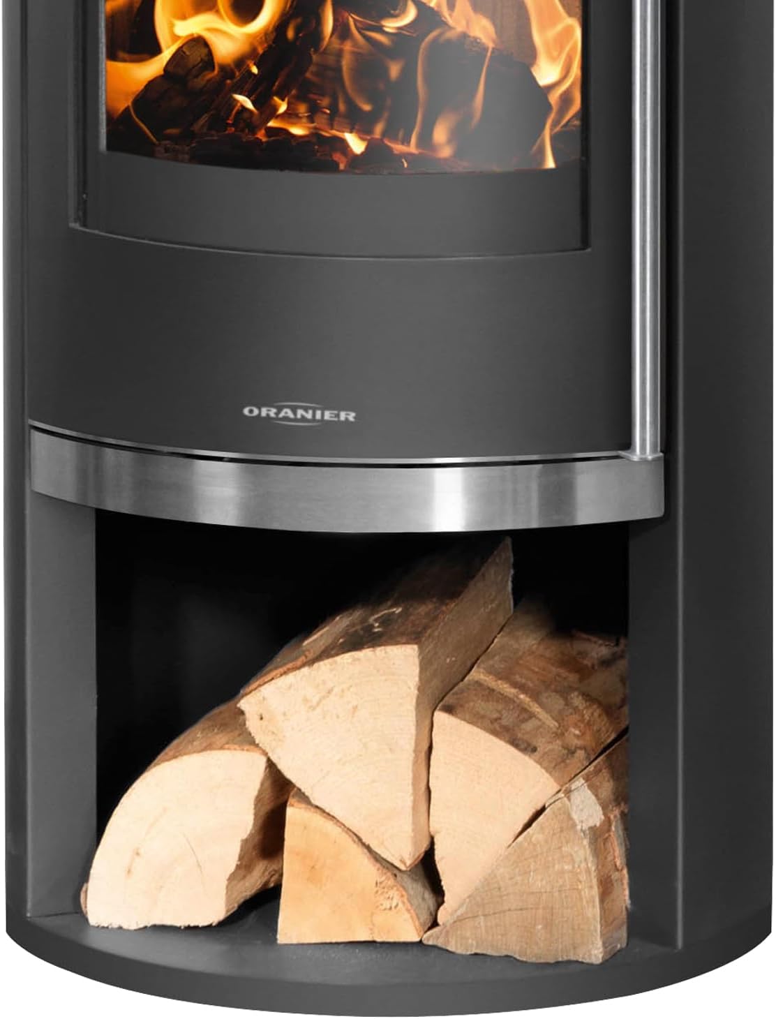 Oranier 5793 10 Rota 2.0 Kaminofen Stahl Schwarz/A+