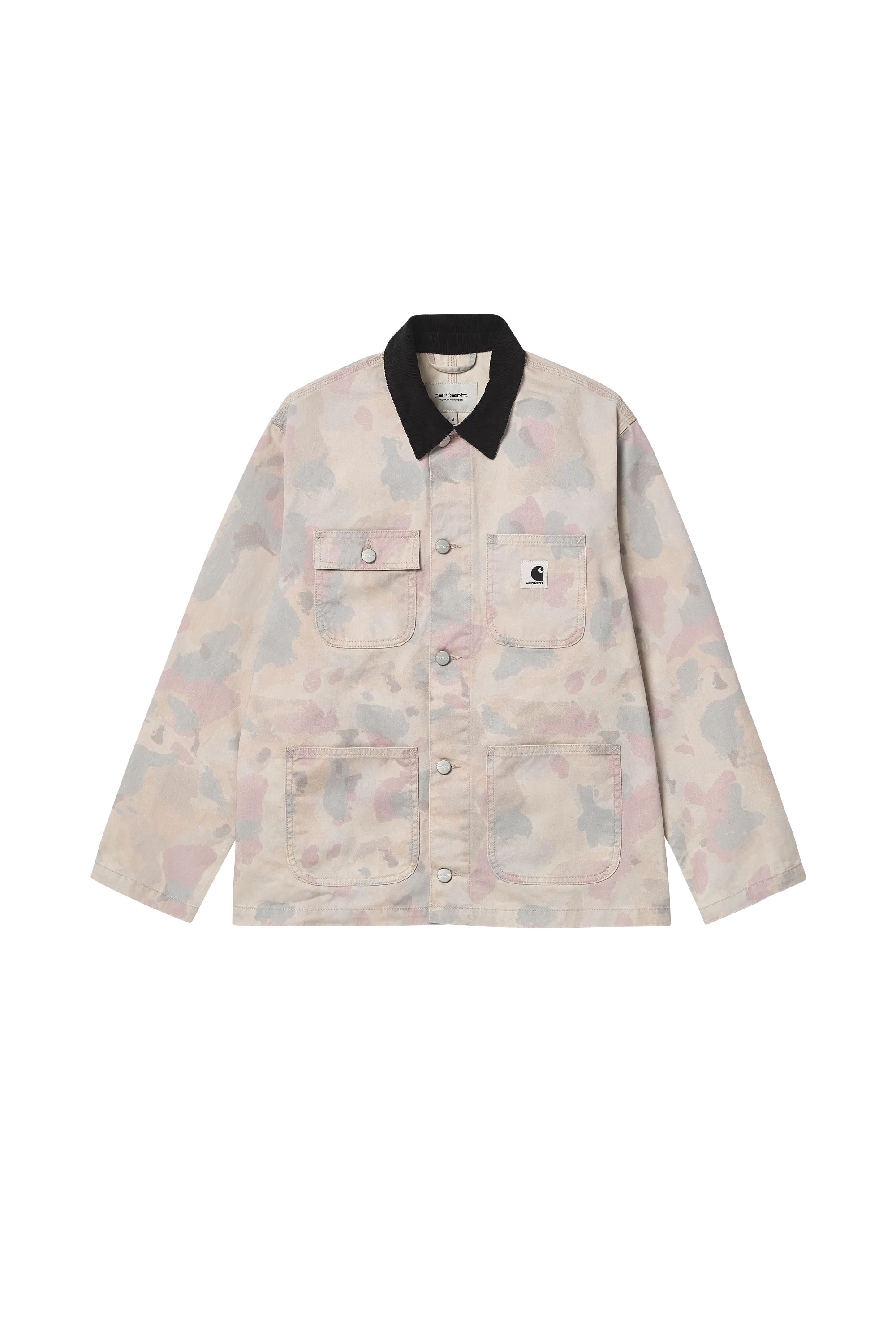 CARHARTT WIP Veste col classique en coton MICHIGAN Multicolore