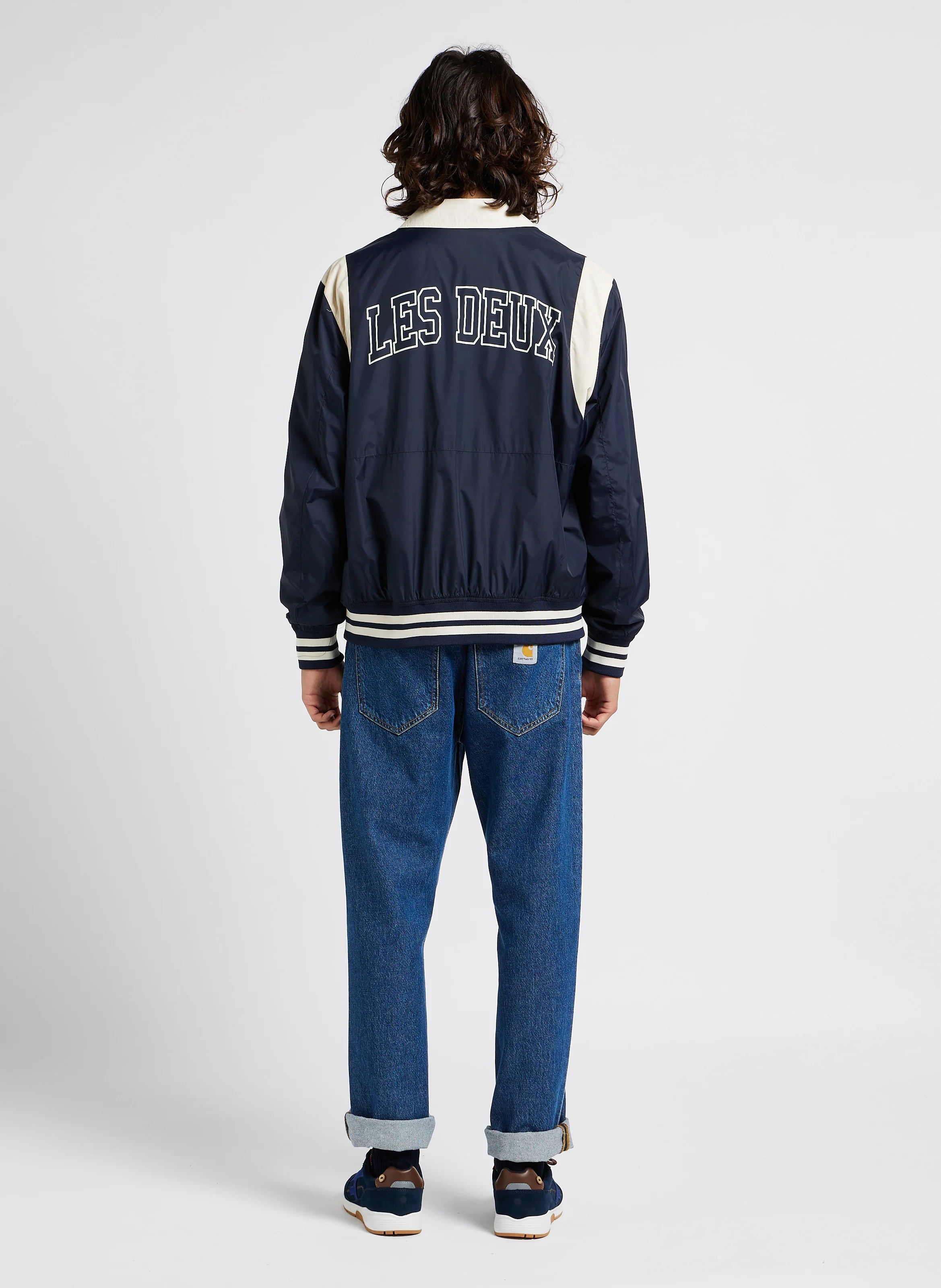 VARSITY - Blouson col classique| Bleu