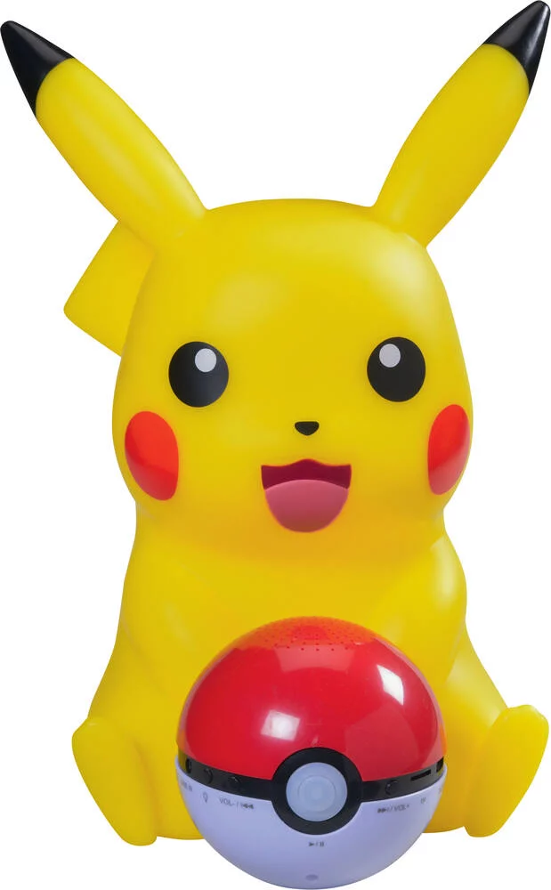 POKEMON - LAMPE LED PIKACHU ET ENCEINTE SANS FIL