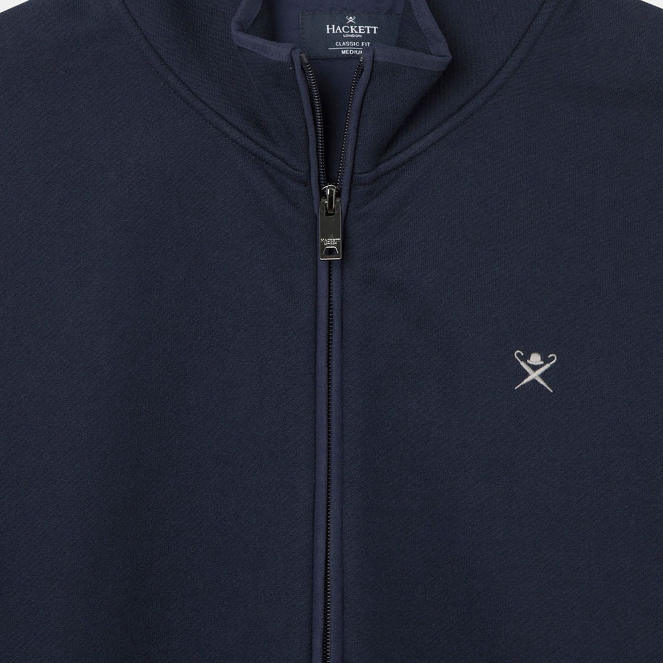 Hackett London Veste en Jersey Smart bleu marine