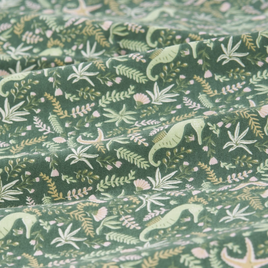 Alvi® Bettwäsche Underwater World grünbeige 100 x 135 cm