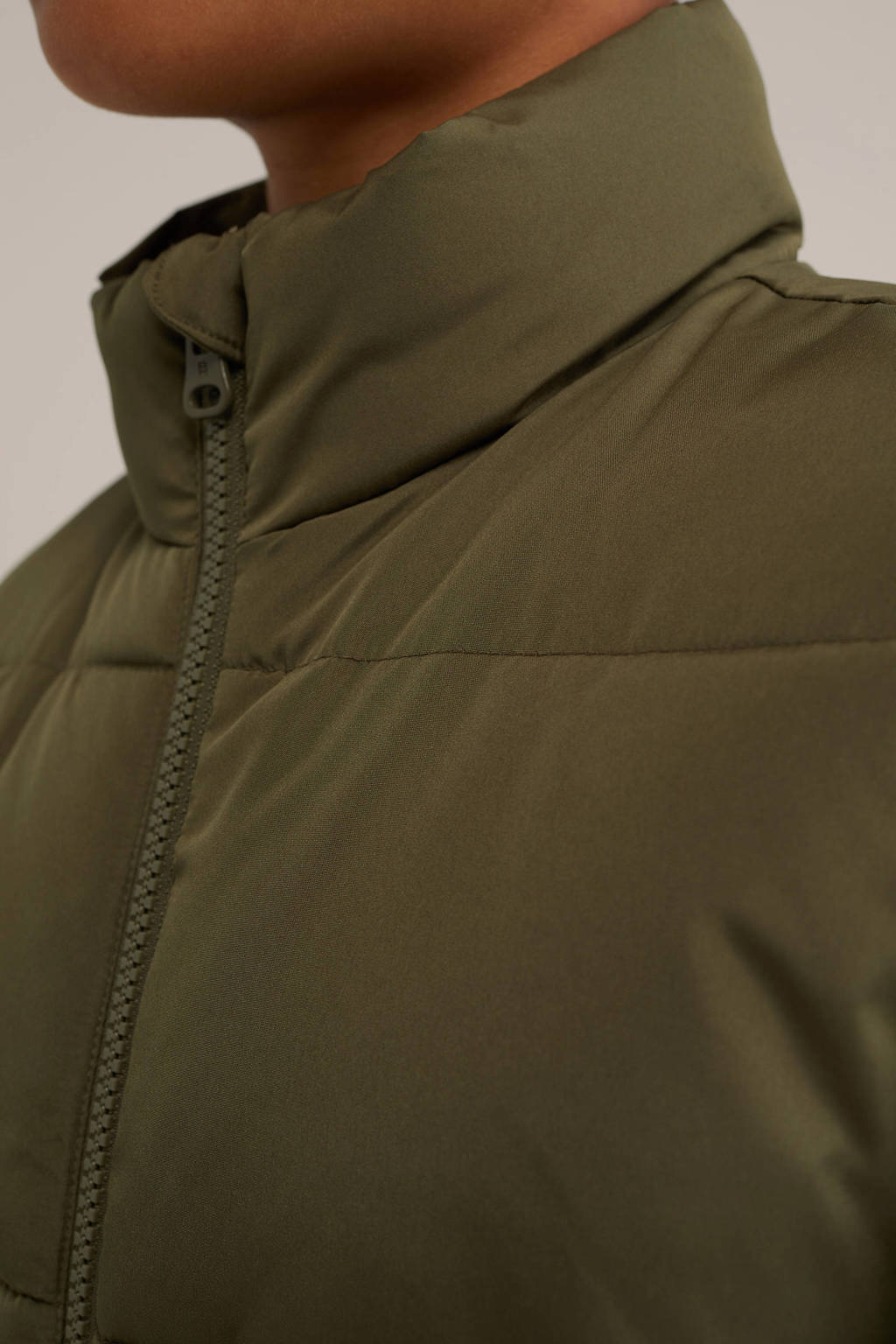 WE Fashion bodywarmer olijfgroen