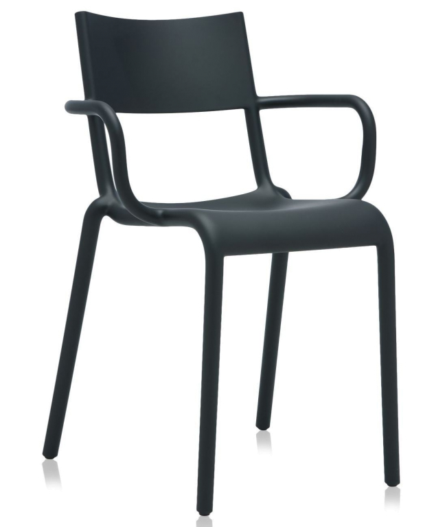 Kartell Generic A tuinstoel zwart