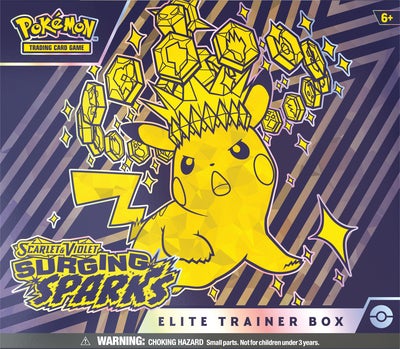 Pokémon Scarlet & Violet Surging Sparks Elite Trainer Box Samlekort