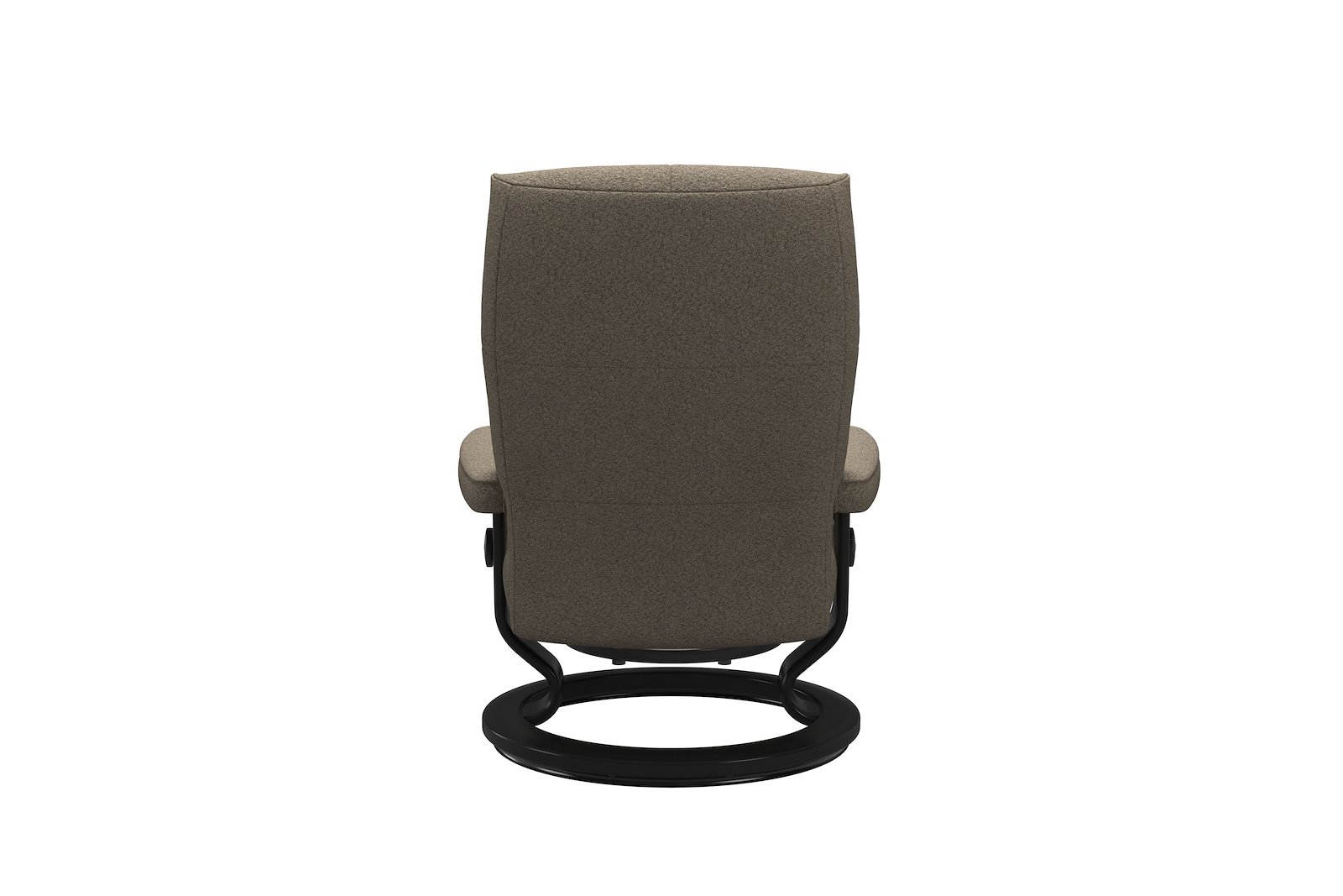 David lenestol med krakk Tekstil Orchid Brown - Classic - Sort
