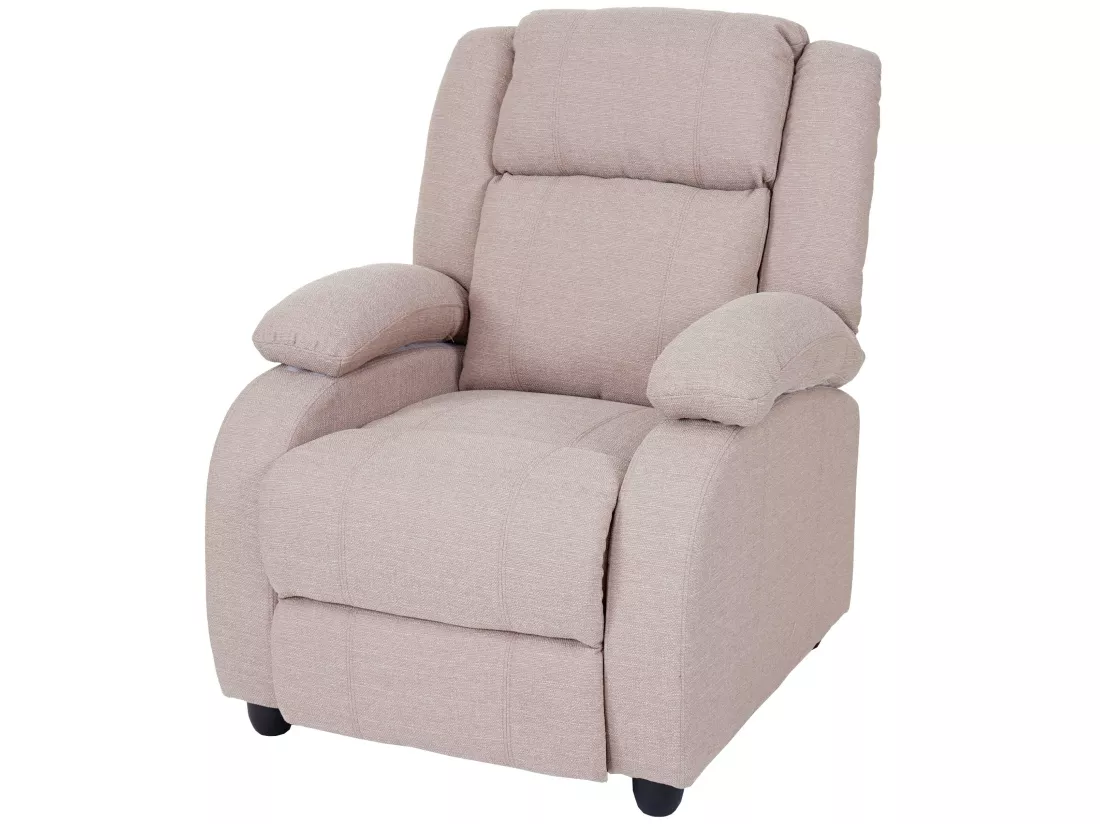 Fauteuil TV Glasgow, crème-gris