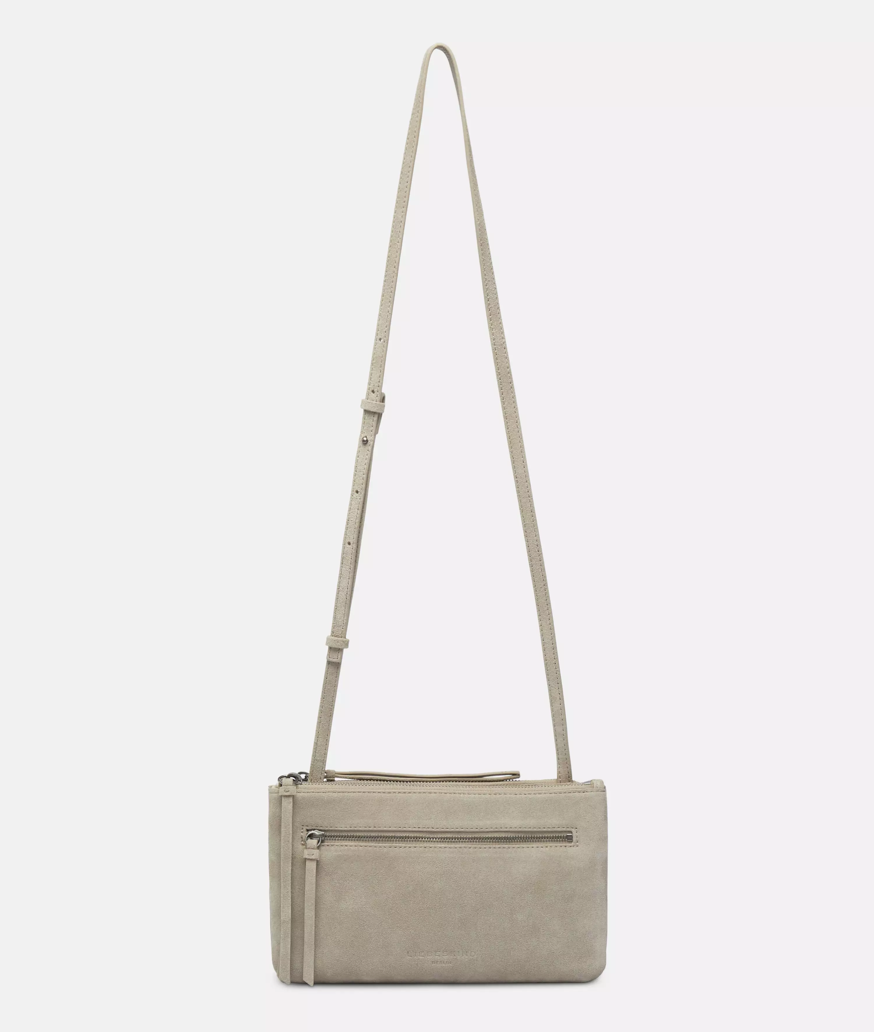 Crossbody Handy shoulder bag made from soft suede