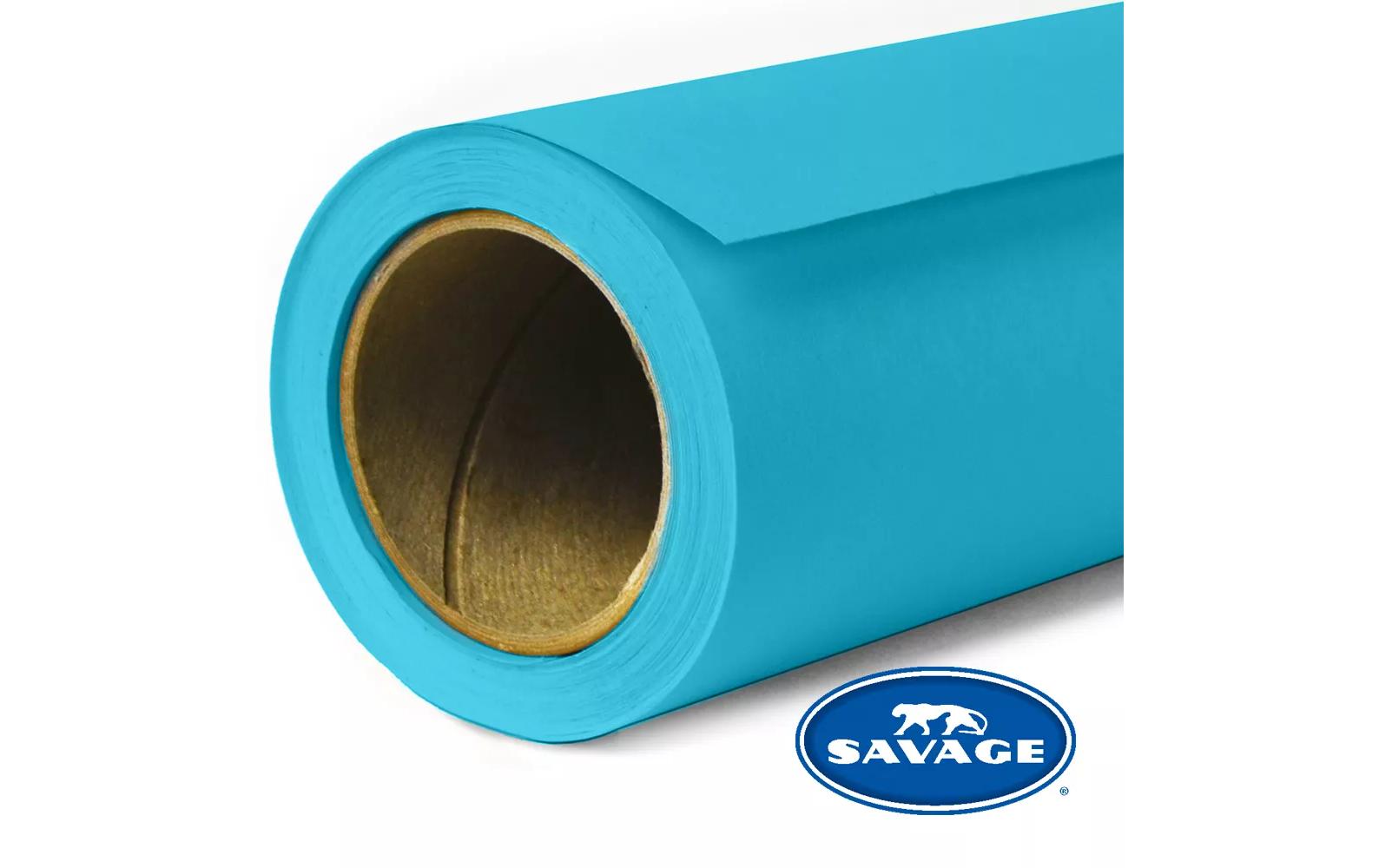 Hintergrund Papier 2.72 x 11m True Blue<br>Das Hintergrundpapier von Savage