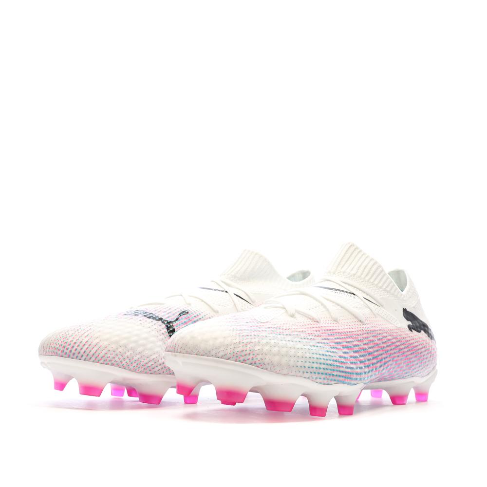 Puma Chaussures de football Blanc/Rose Homme Puma Future 7 Pro FG/AG