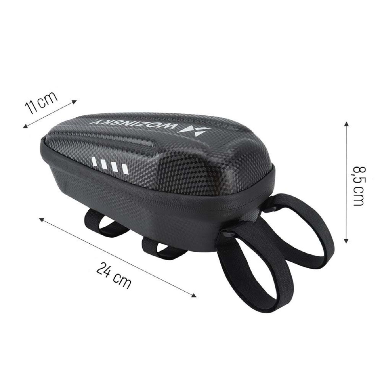 wasserdichte Scooter Lenkertasche 2l Lenkertasche schwarz