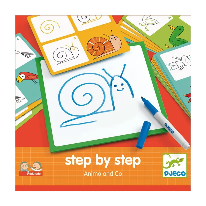Djeco Apprendre à dessiner Animals and Co