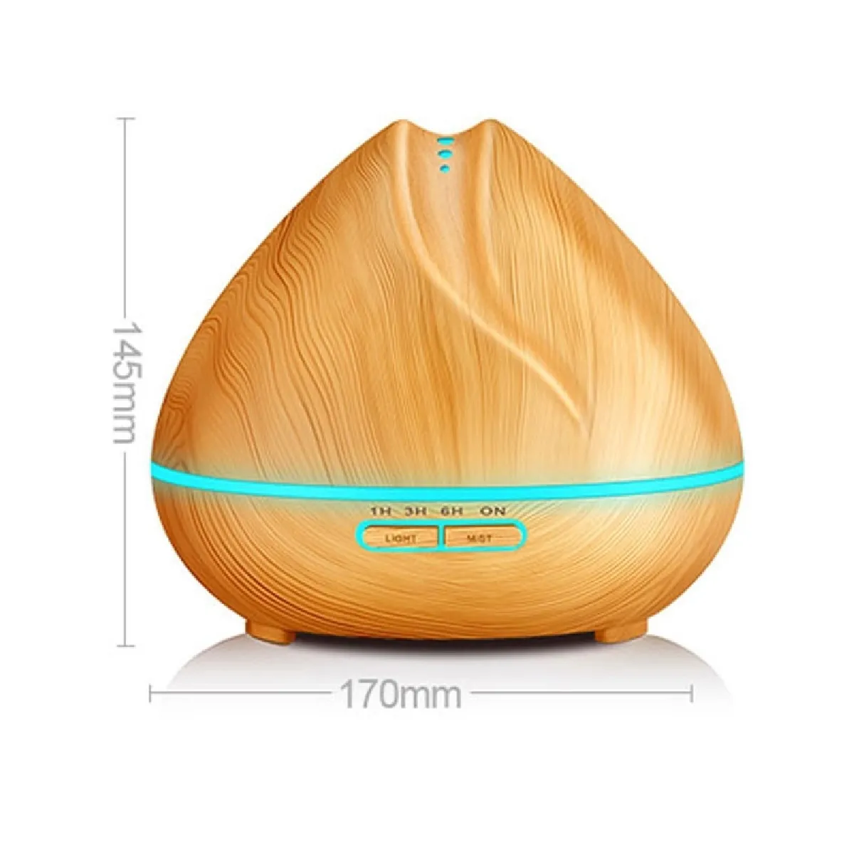 Wewoo Purificateur/arômatherapie - Grain de bois, 400 ml