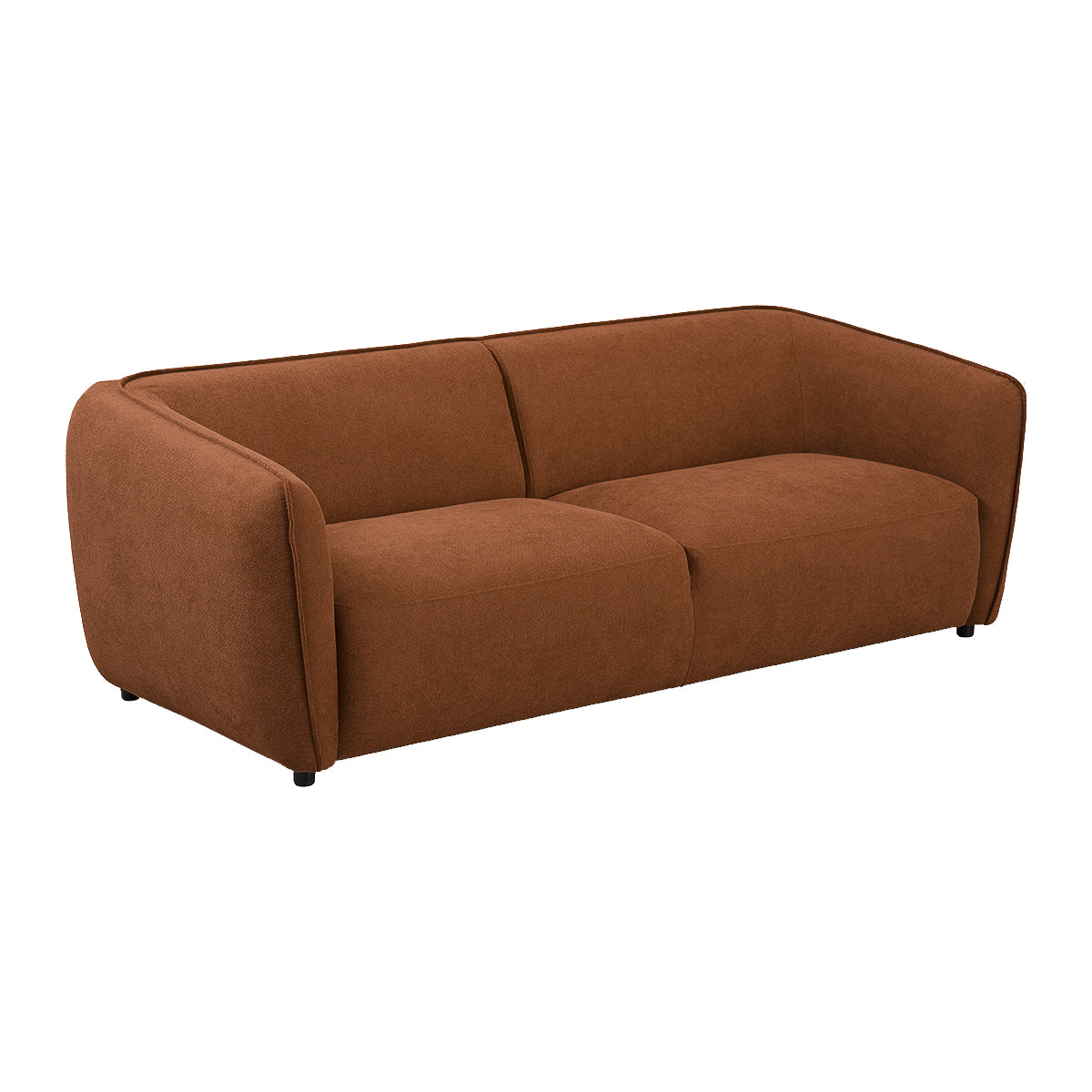 by fonQ Soft 3-zitsbank - Micro Chenille - Terra