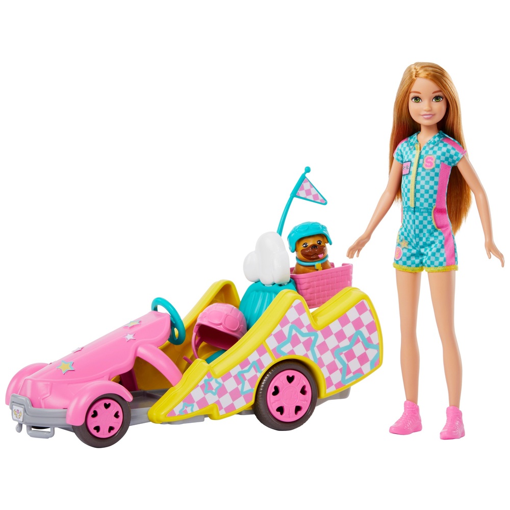 Barbie und Stacie retten Go-Kart-Set
