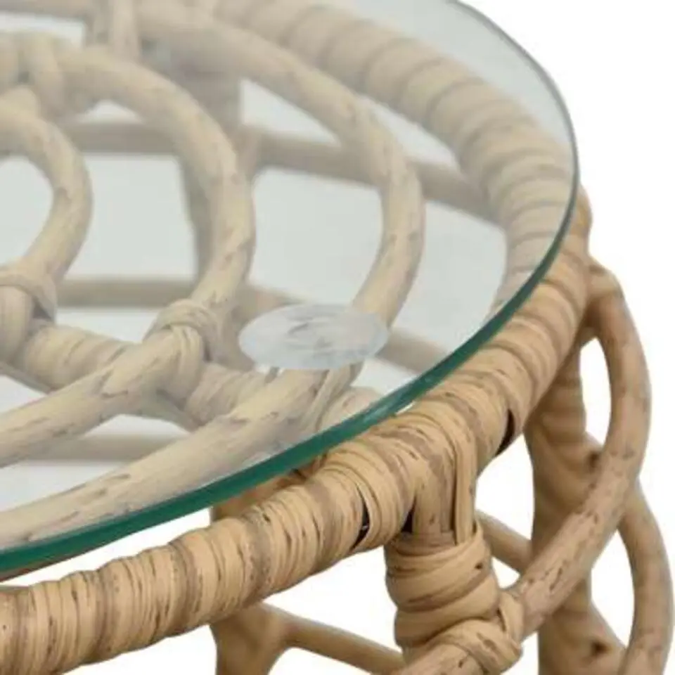 vidaXL - Bistroset - Bruin - Poly rattan