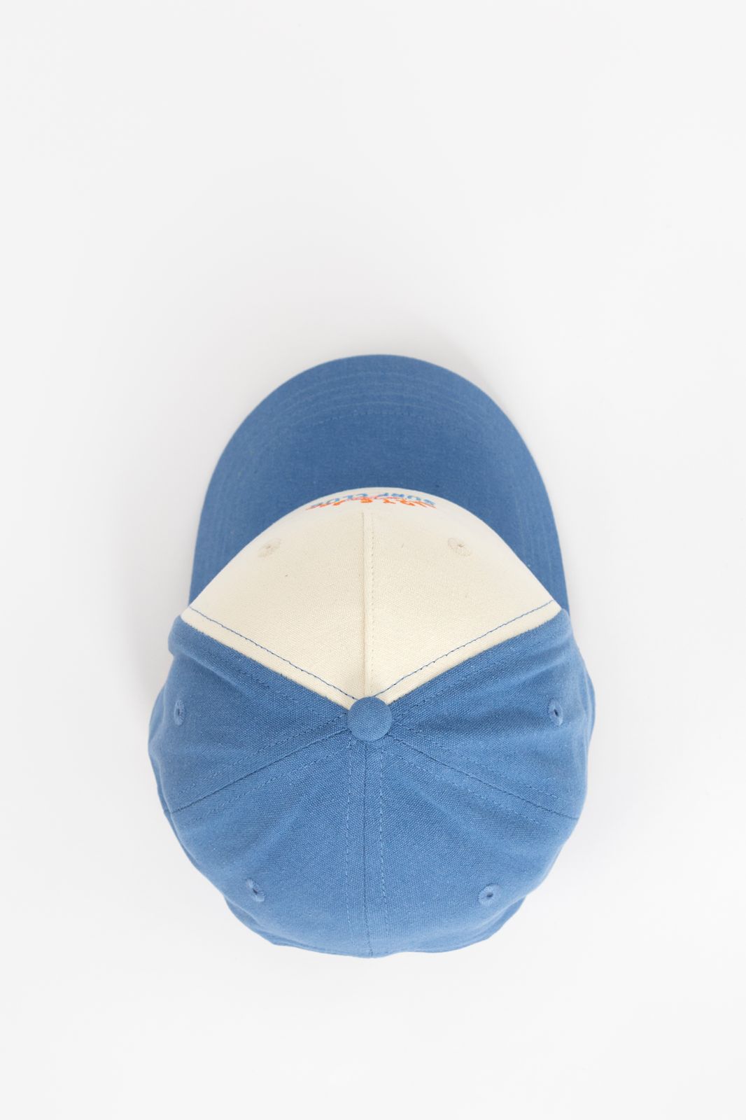 Barts blauwe pet met artwork