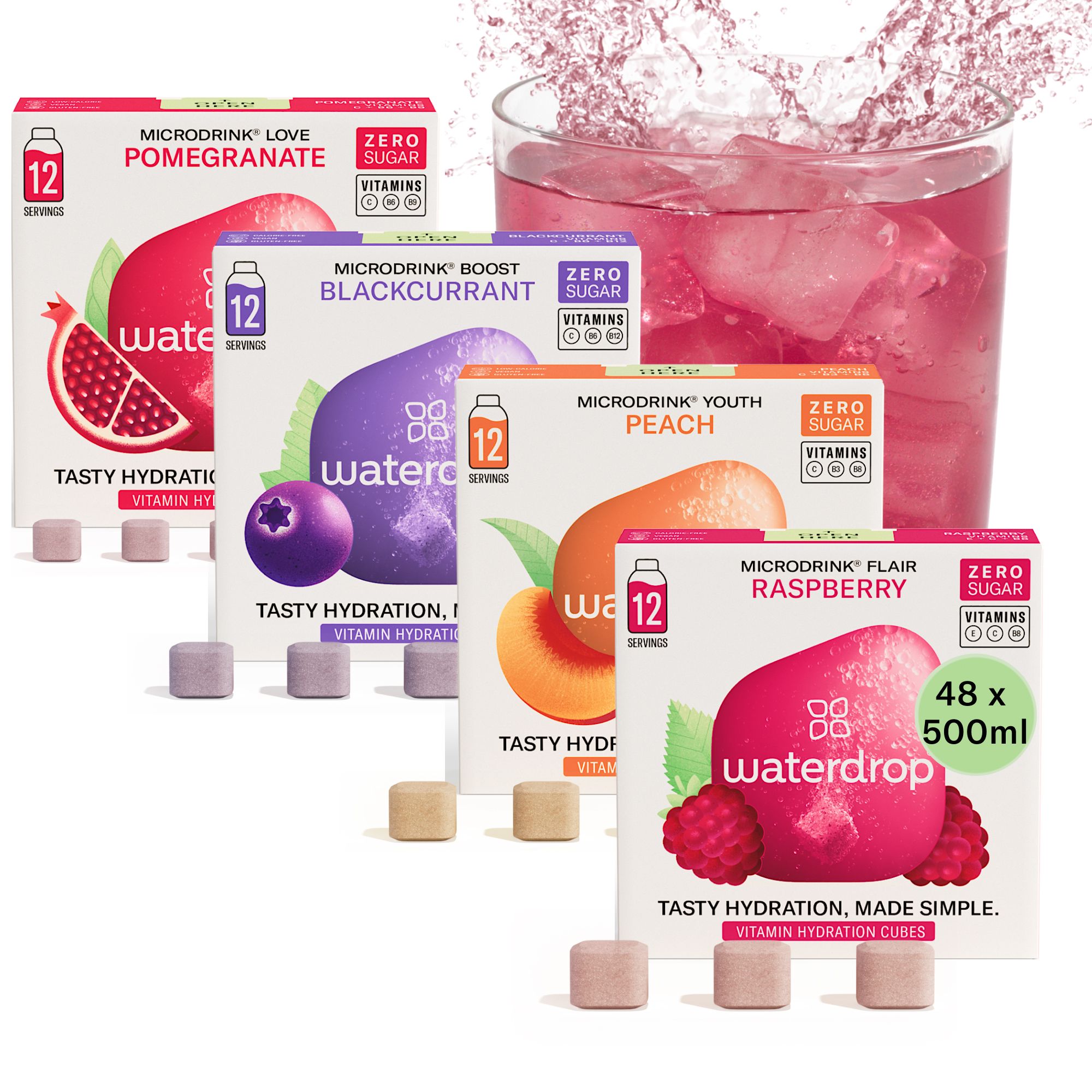 waterdrop® Microdrink Bestseller Set Getränkewürfel