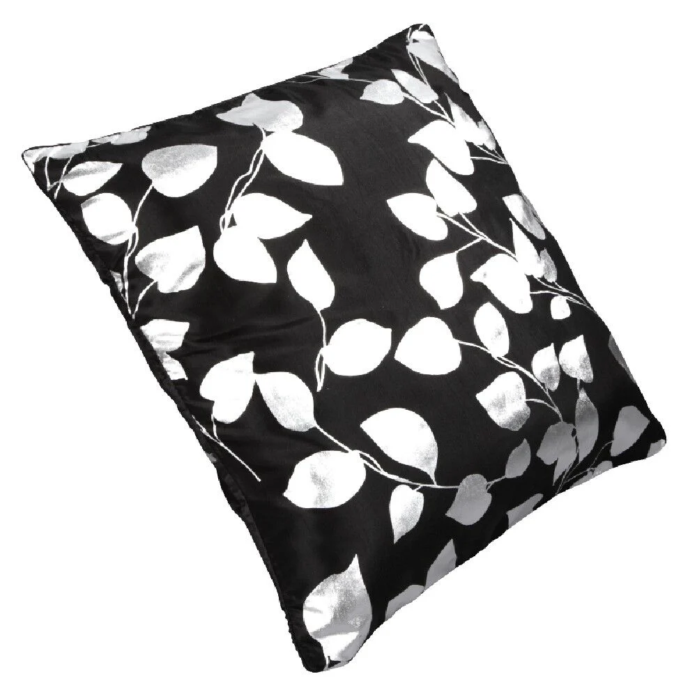 Housse de coussin effet satiné