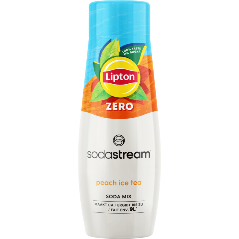 Sodastream Lipton peach zero ice tea siroop