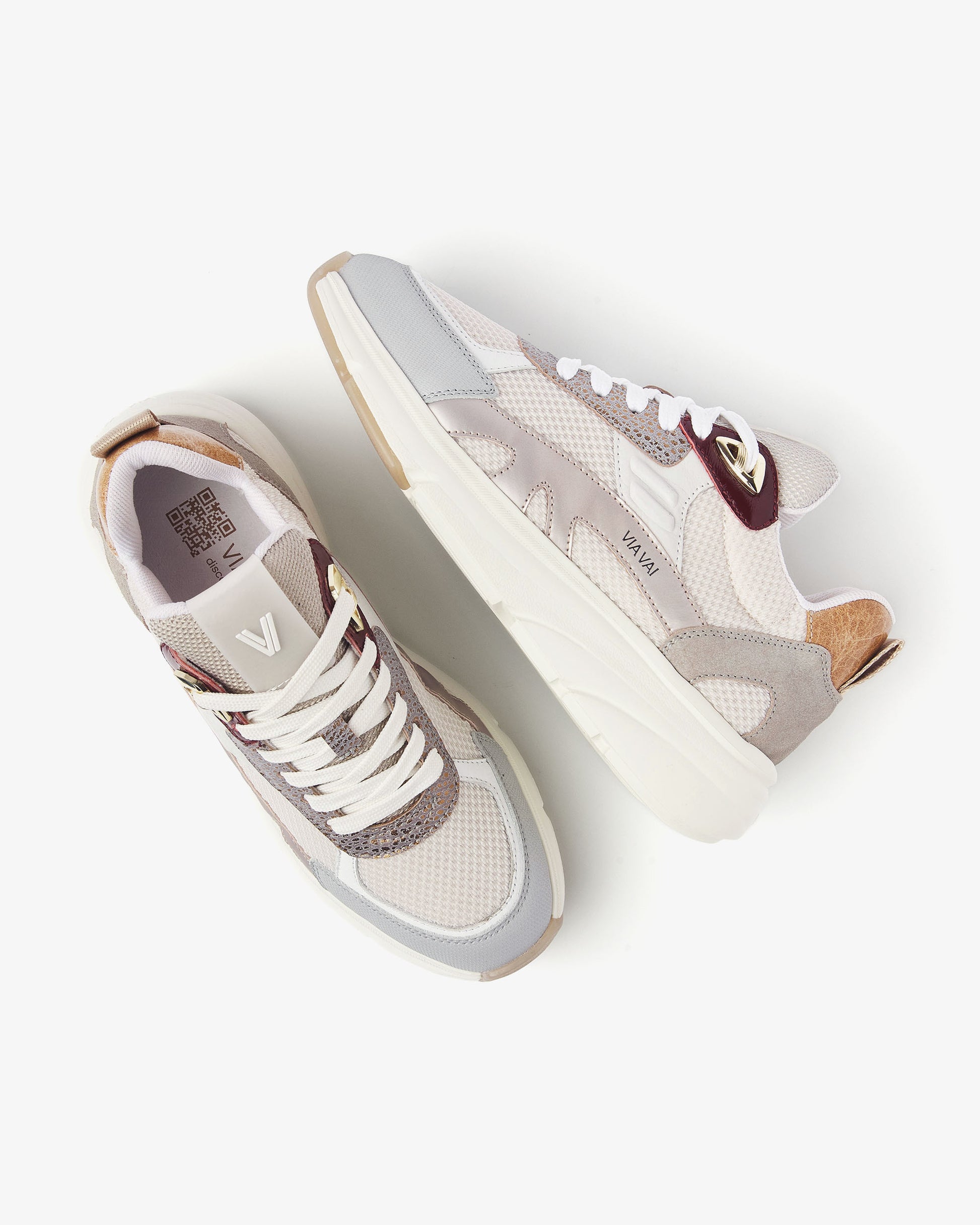 VIA VAI meerkleurige dames sneakers Vic Harmony