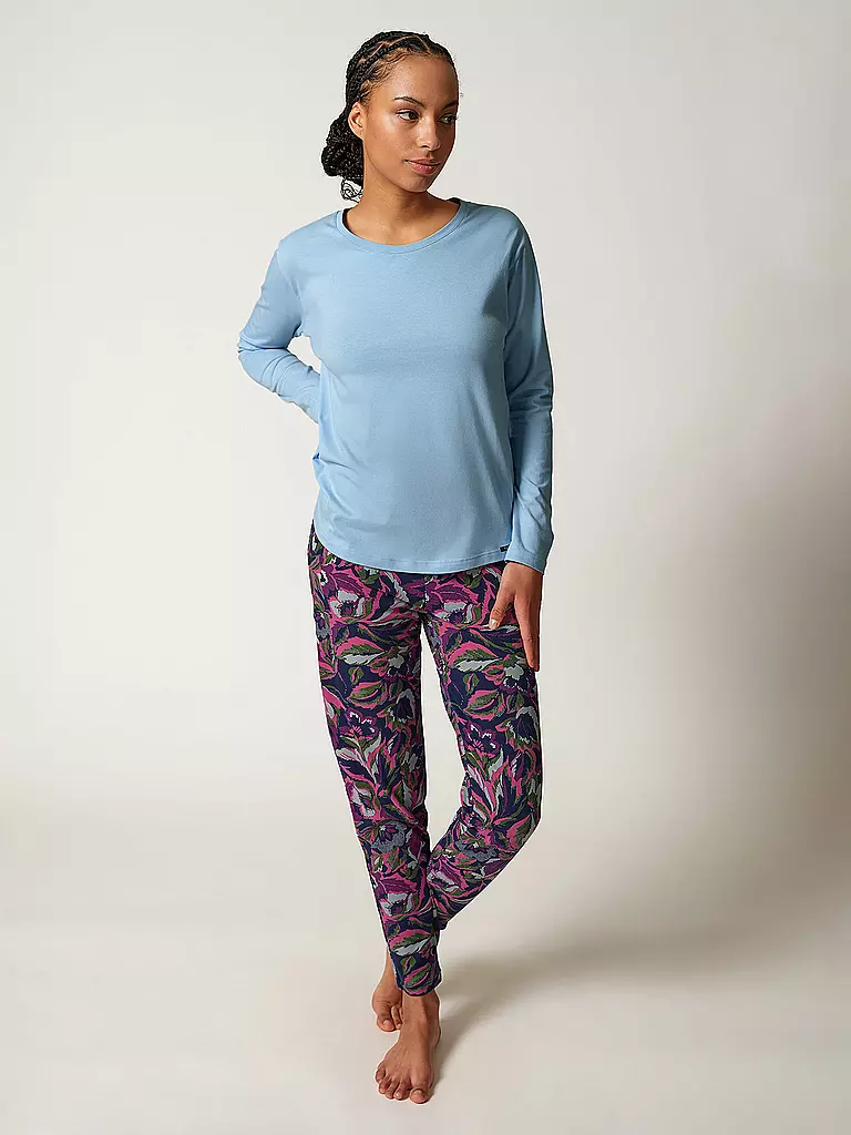 SKINY Pyjama blau