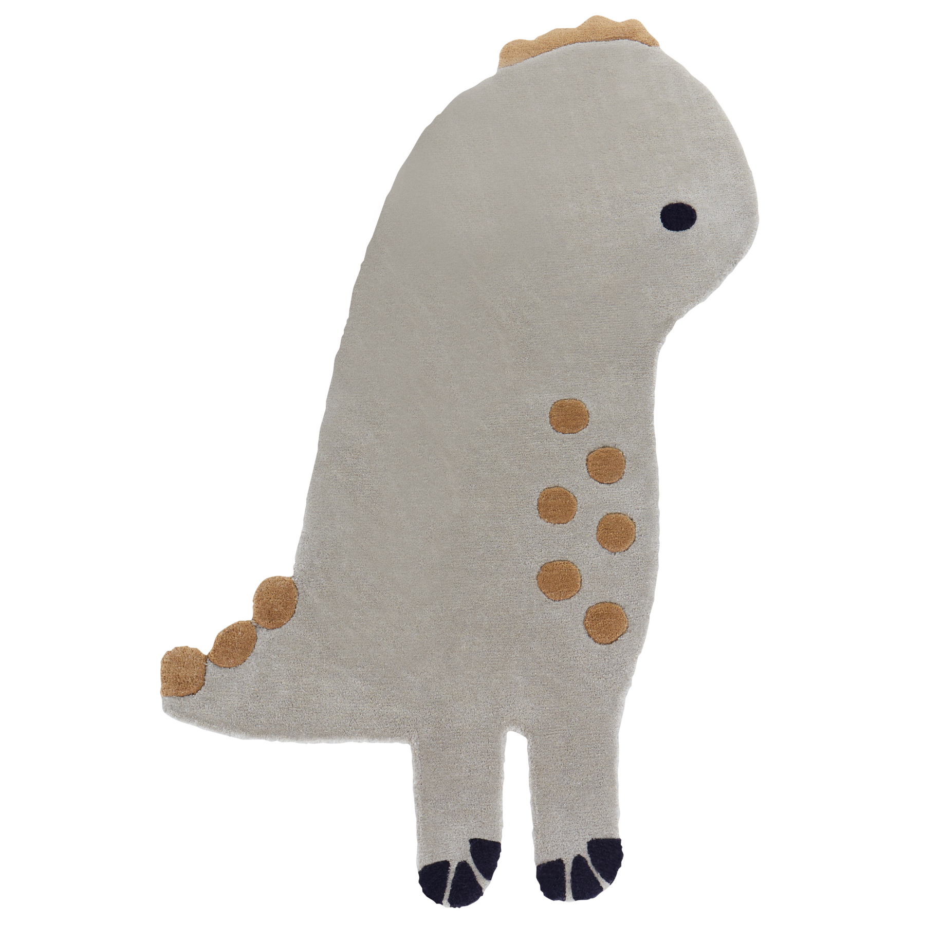 Beliani - DINO - Vloerkleed - Grijs - 100 x 160 cm - Wol