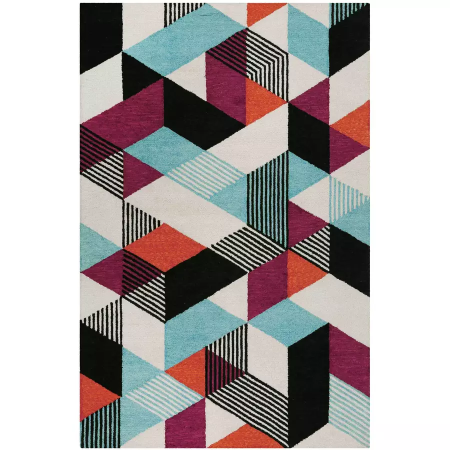 Esprit Kurzflorteppich Uptown bunt