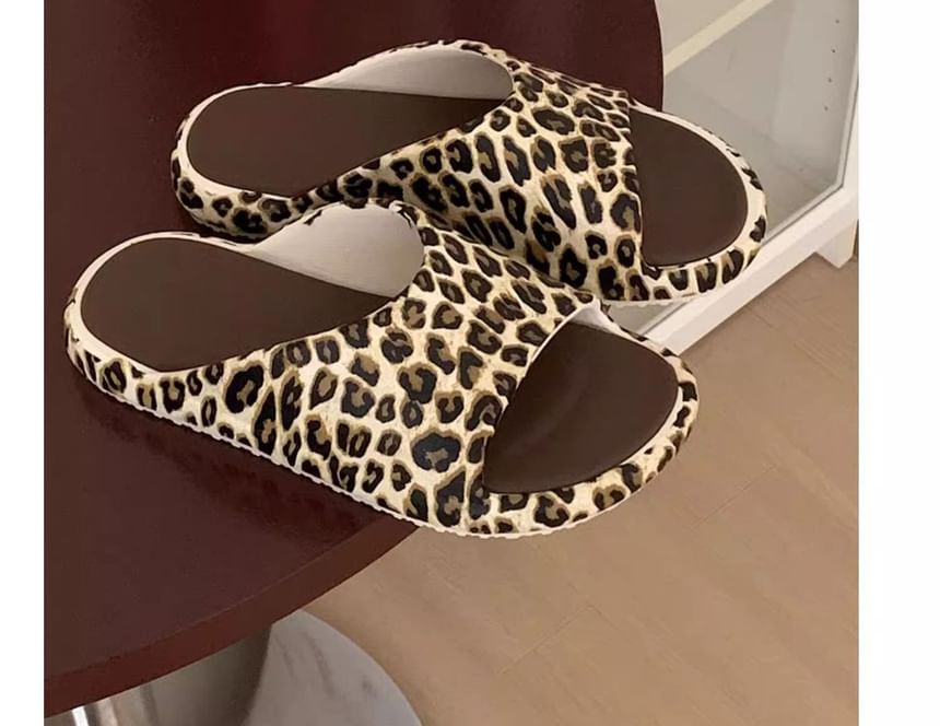 Honkizz - Pantoffels met luipaardprint