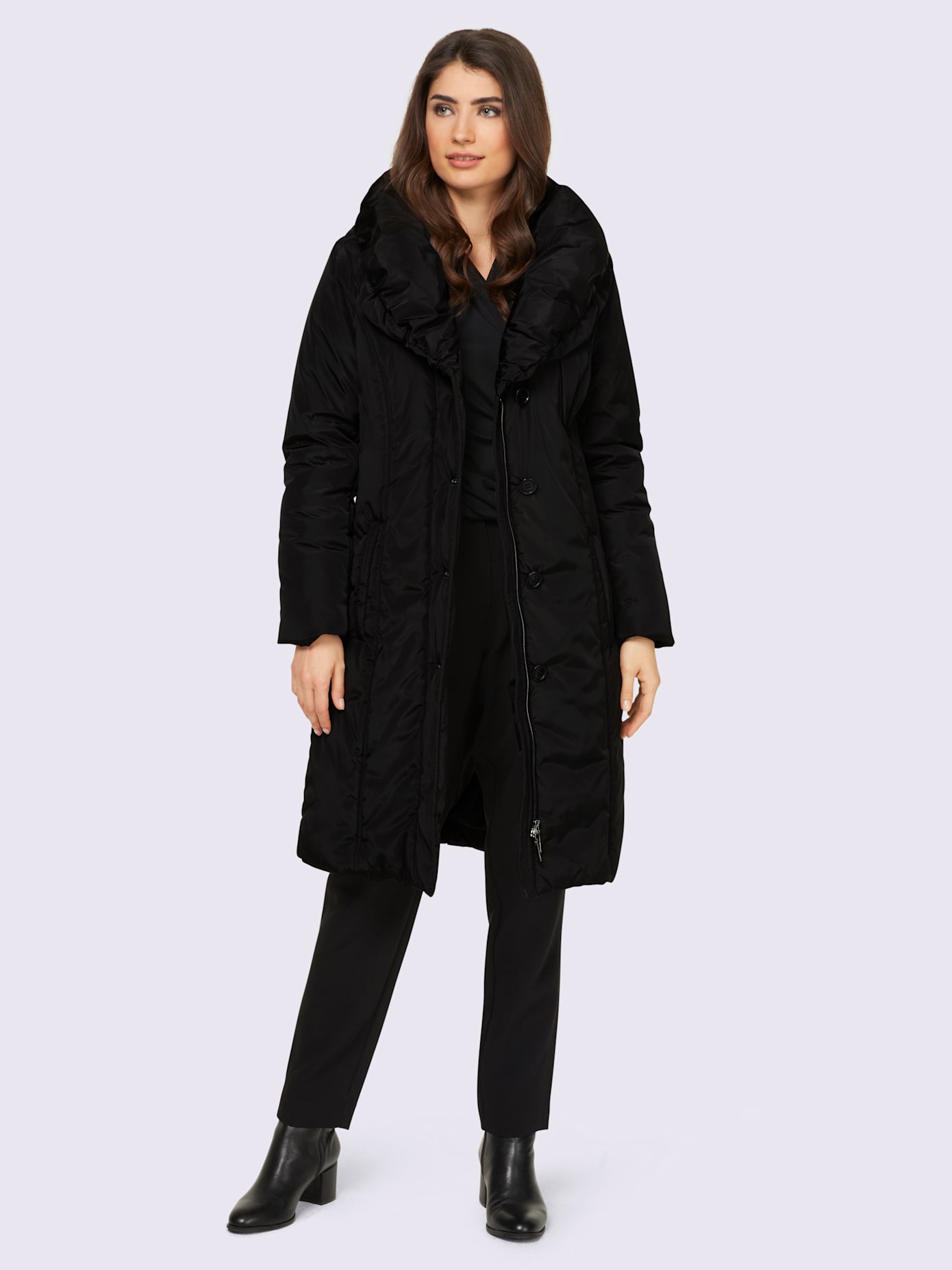 Manteau col à porter selon vos envies