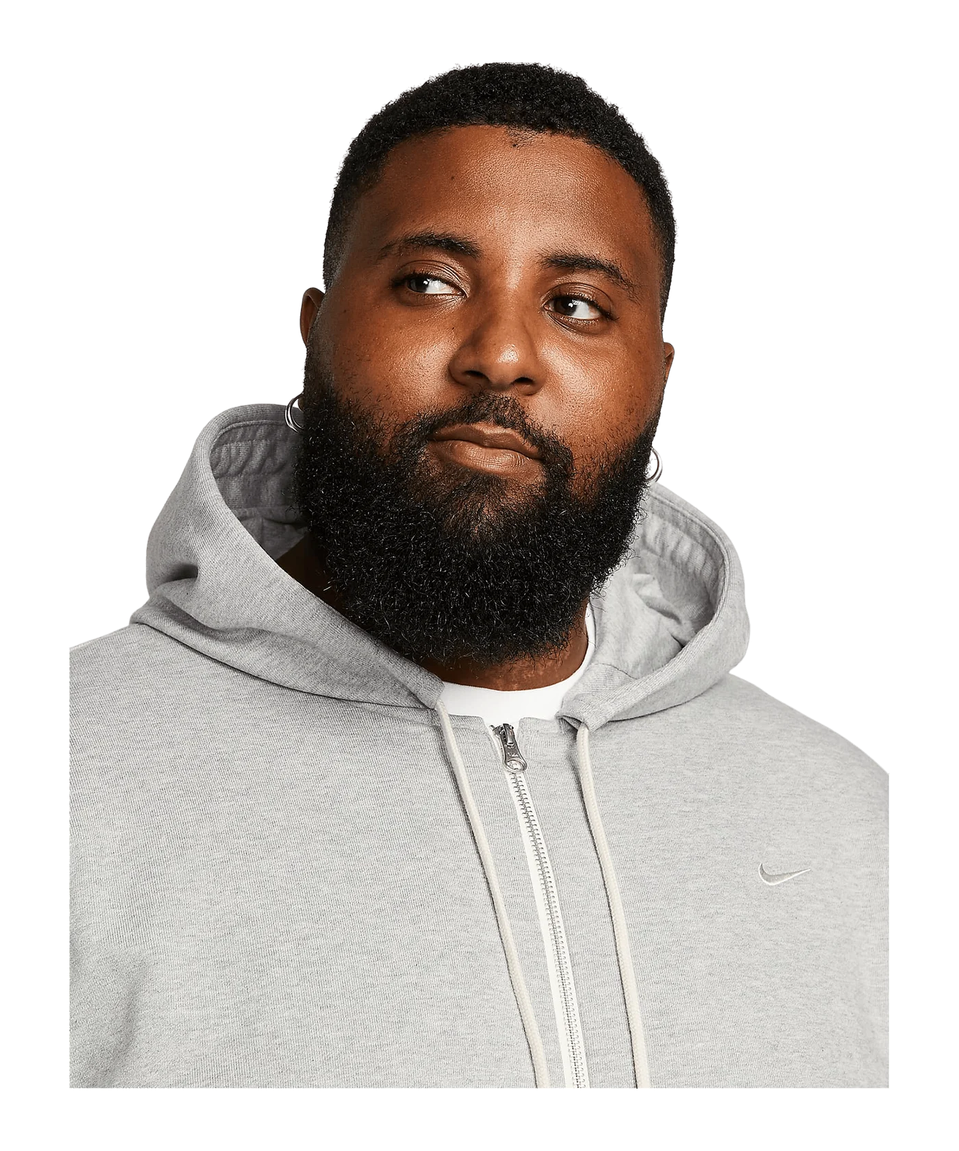 Nike Standard Issue Hoody Grau F063