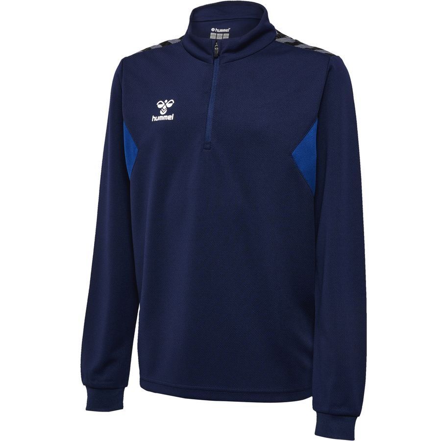 Hummel Maillot d'Entraînement Authentic 1/2 Zip - Bleu Marine Enfant