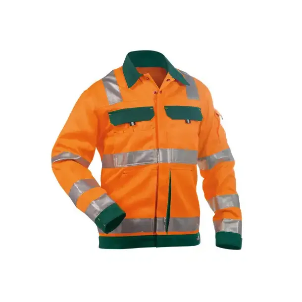 DASSY® DUSSELDORF (300184) HIGH VISIBILITY Arbejdsjakke orange og grøn