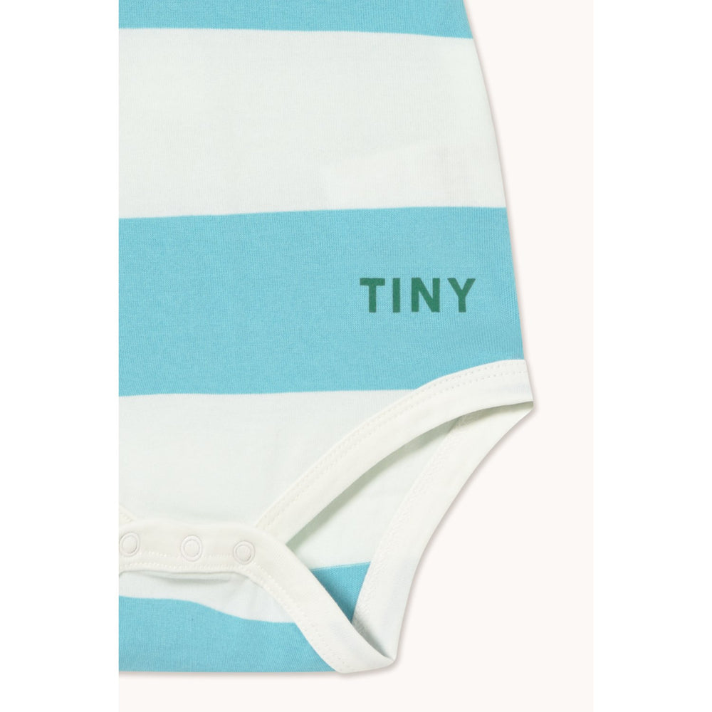 Køb TinyCottons Light Cyan Cyan Stripes Strik Body