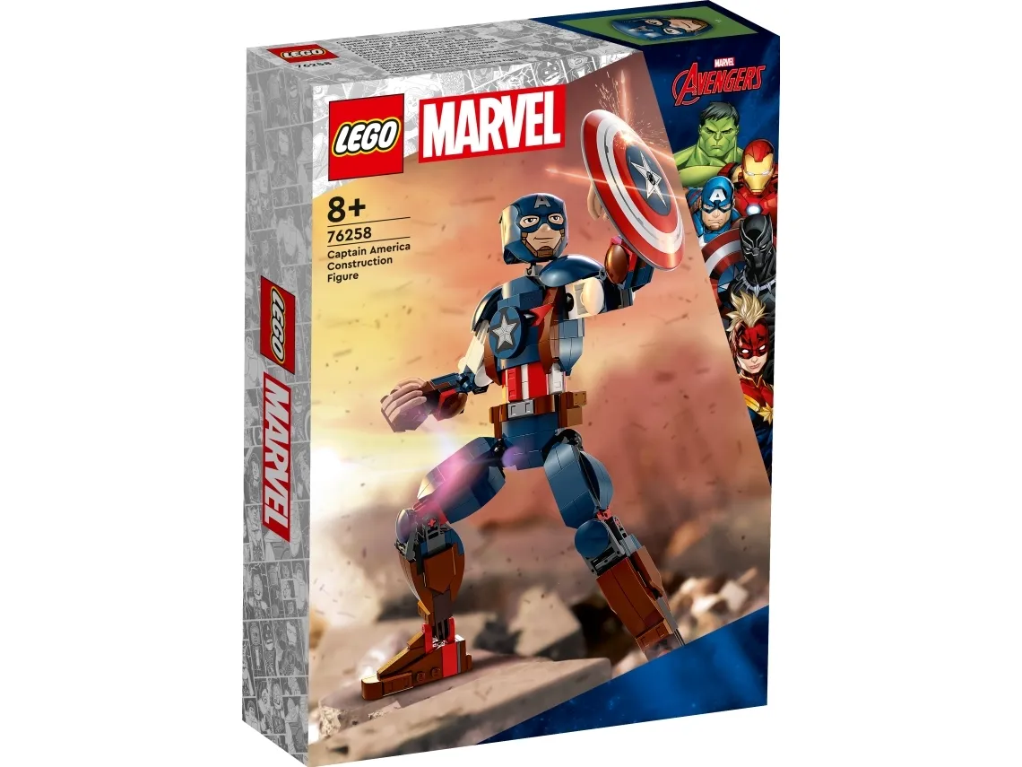LEGO Super Heroes Marvel 76258 Byg selv-figur af Captain America
