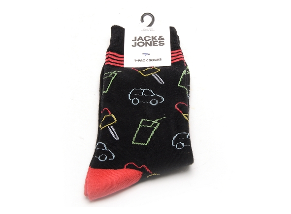 Jack and jones famille accessoires jacweston neon sock noir