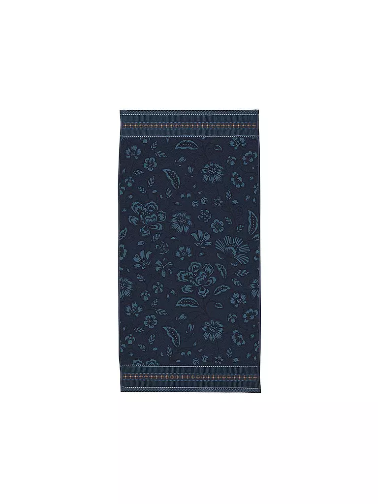 PIP STUDIO Duschtuch  JASMIN JACQUARD 70x140cm Dark Blue dunkelblau