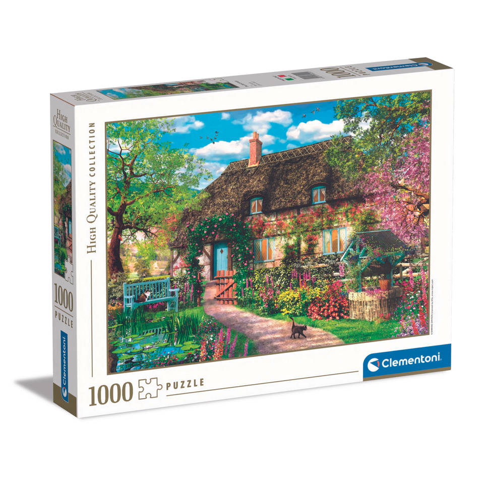 Clementoni puzzel oud huisje - 1000 stukjes