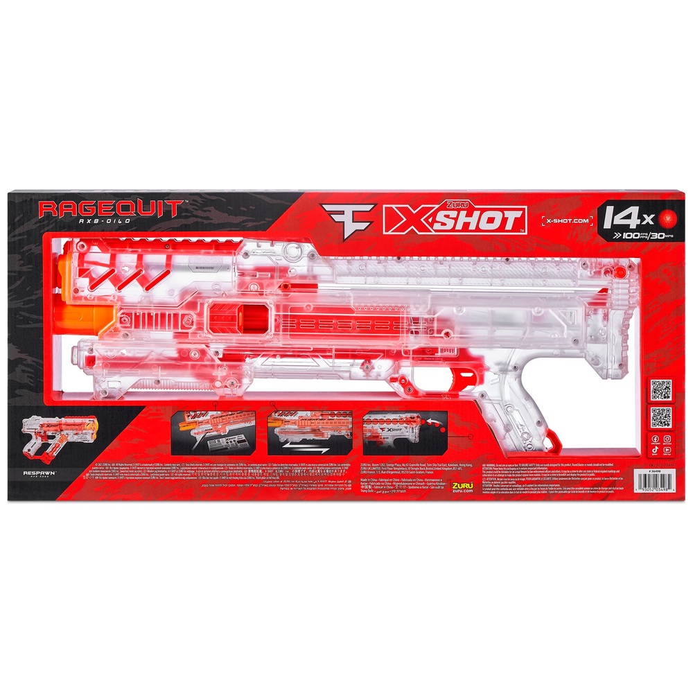 XSHOT FaZe Clan Ragequit Round Blaster von ZURU
