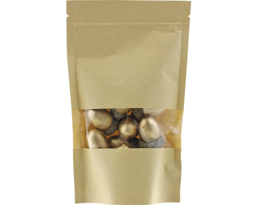 Kerstversiering, eikeltjes van piepschuim, 3,5-4 cm, 12 stuks