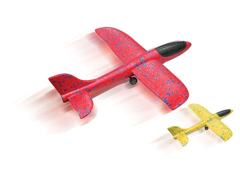Totally Spielset Trendy 2 in 1 Kite und Glider Catapult Katapult mit Flieger und Segel