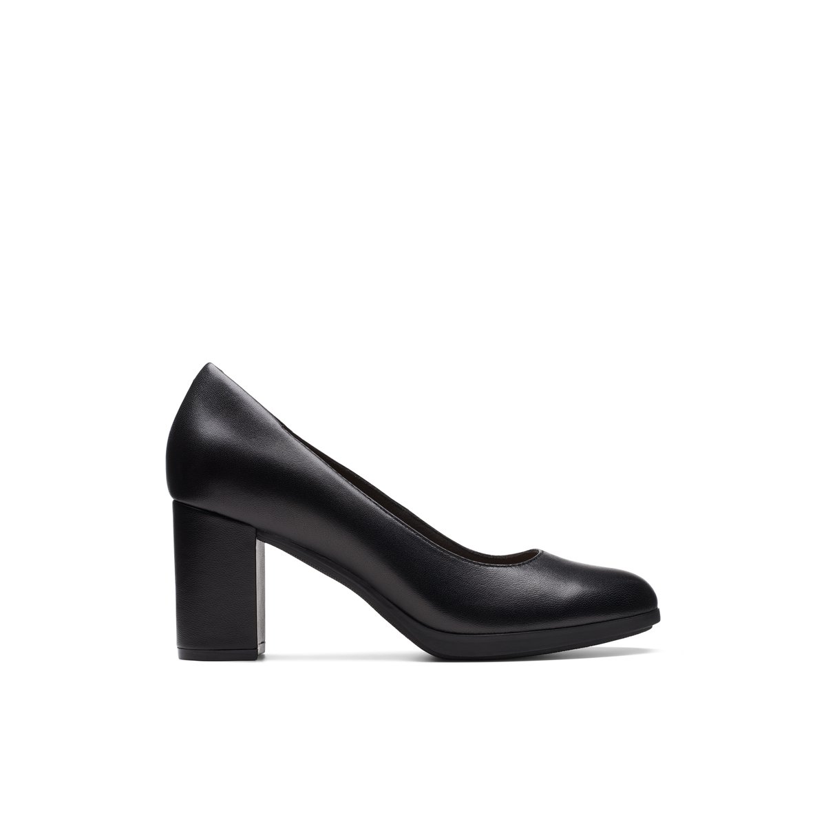CLARKS-Bayla_skip-Talons hauts/Escarpins - Talon bloc - Noir