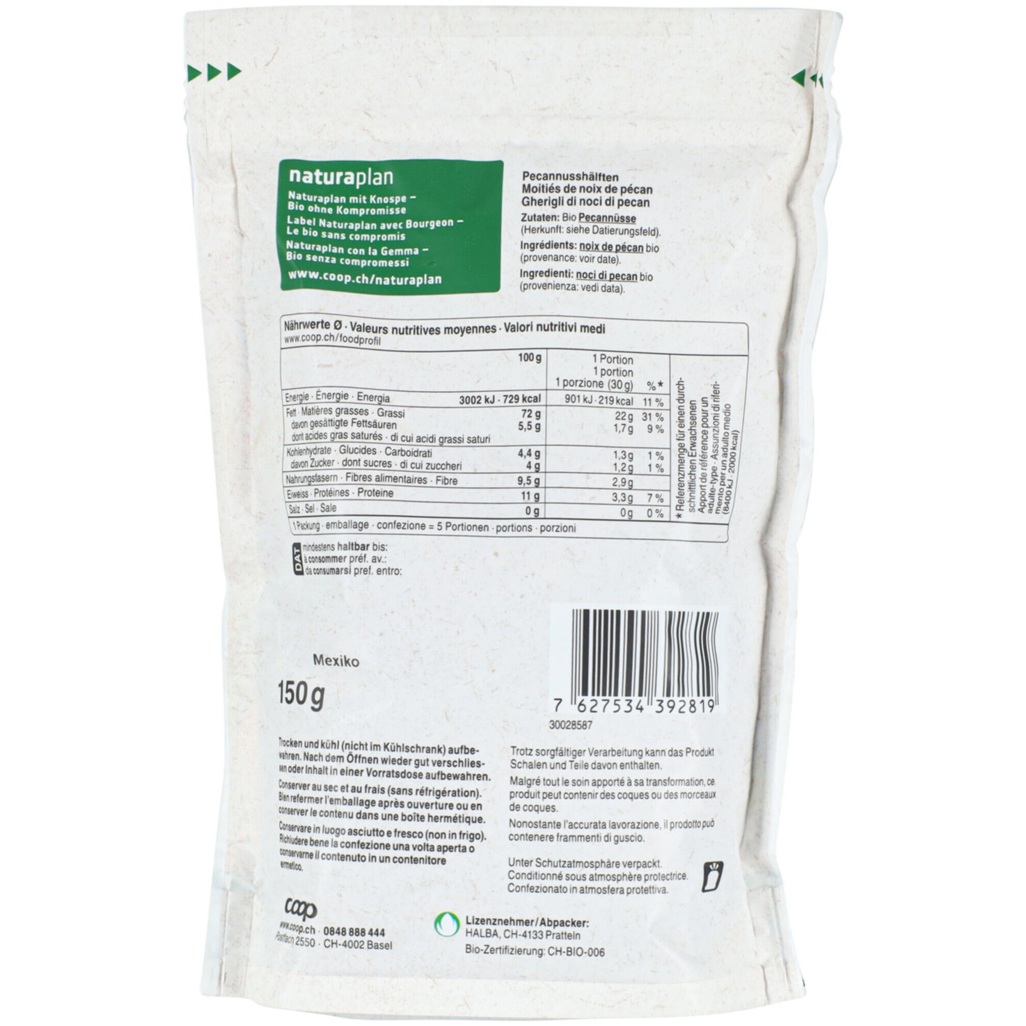 Naturaplan Bio Pekannusskerne