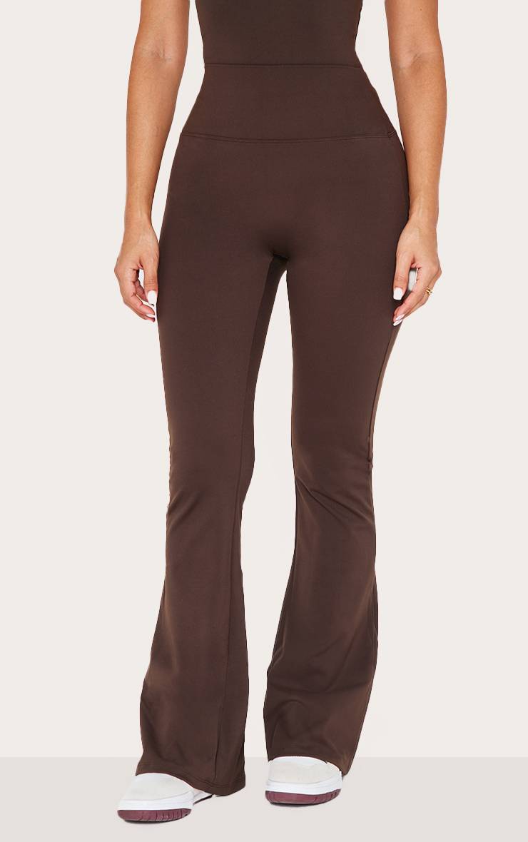 Espresso Pantalon De Yoga Évasé Taille Haute Sculptant Petite