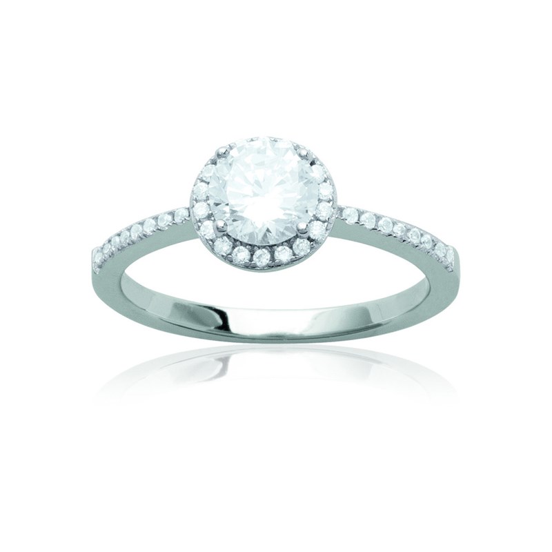 Bague Femme - Argent 925 - Oxyde de zirconium