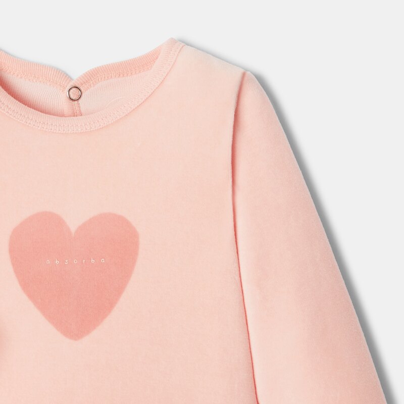 Dors-bien en velours rose mixte Absorba Rose
