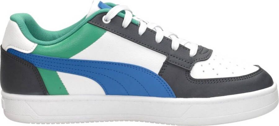 Puma Caven 2.0 Block sneakers wit-kobaltblauw-grijs Imitatieleer 35.5