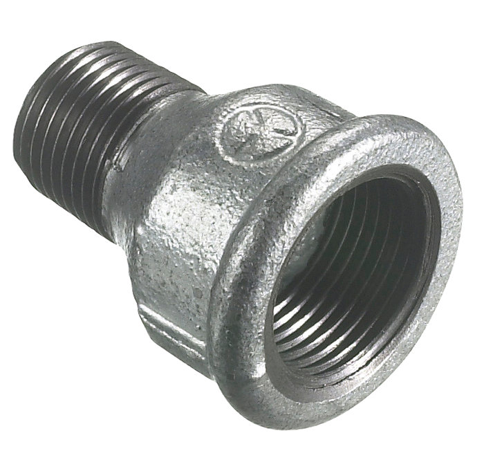 Galvaniseret spidsmuffe 1